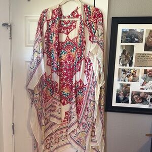 Colorful Bohemian Kimono Shawl